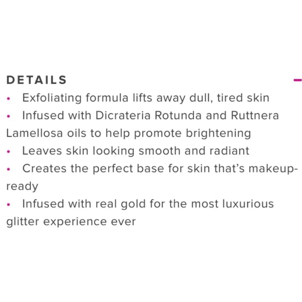 Too Faced formulated dazzling