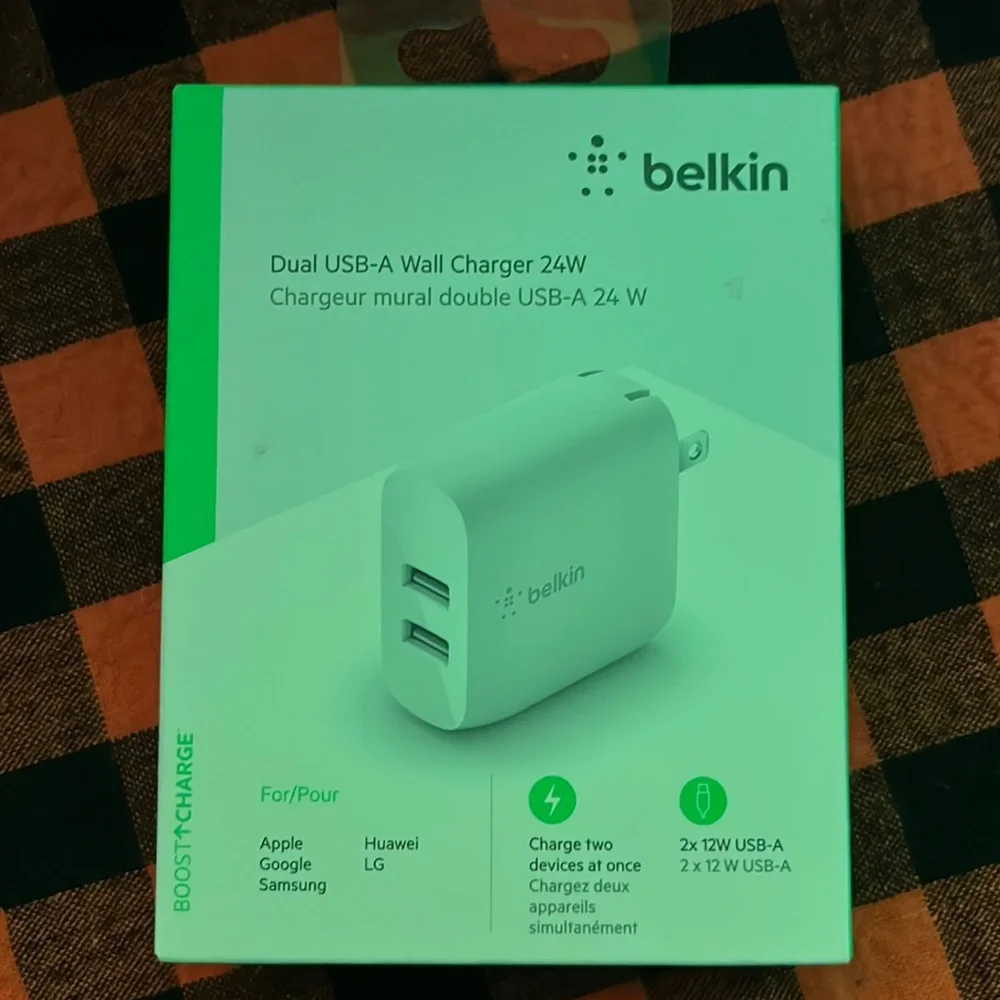 Belkin - Boost Charge 24W Wall Power Charger - White