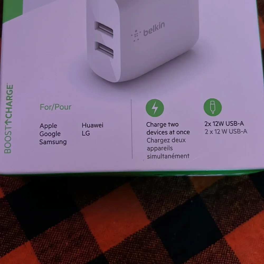 Belkin - Boost Charge 24W Wall Power Charger - White