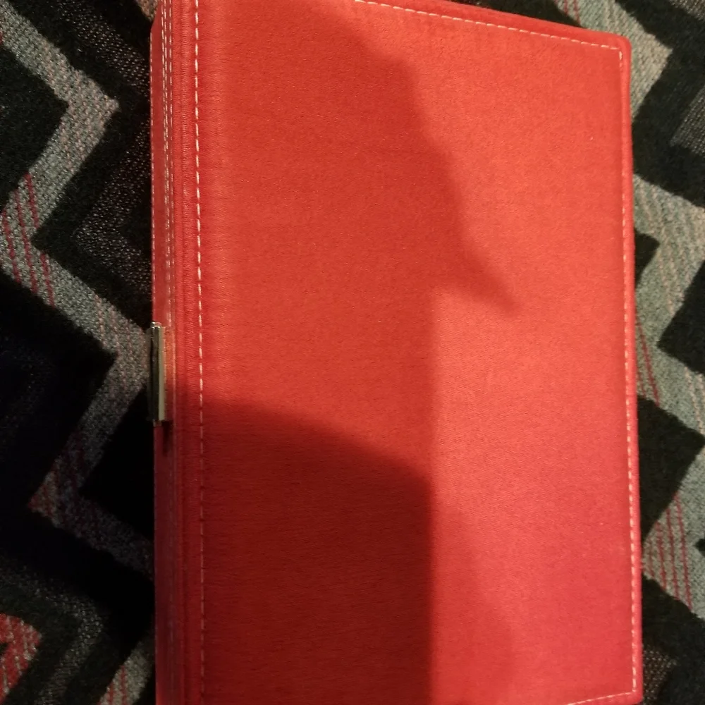 Red Velour Jewelry box NWOT