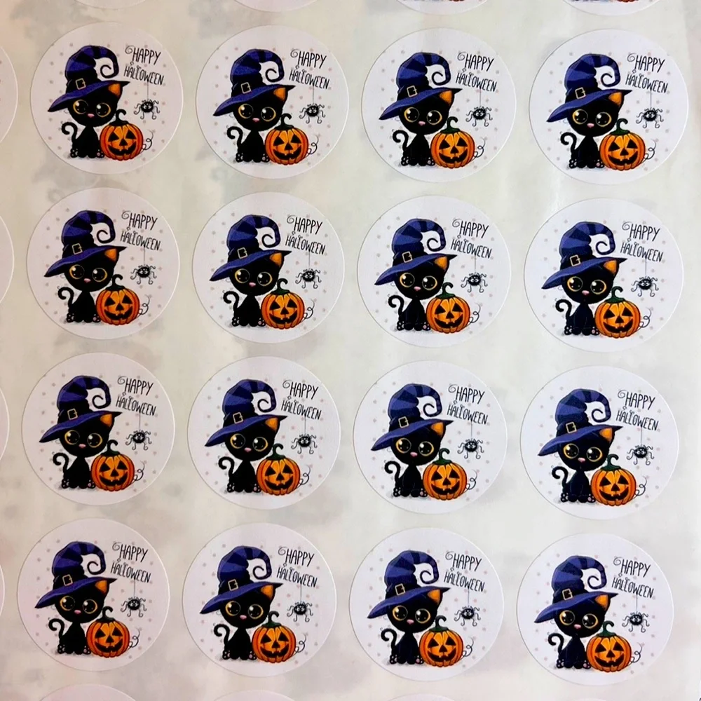 HAPPY HALLOWEEN STICKERS happy halloween