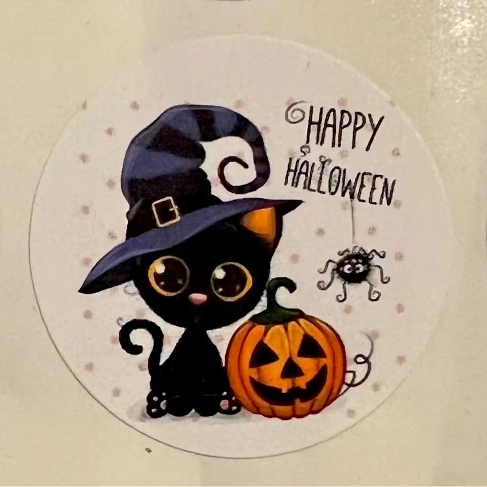HAPPY HALLOWEEN STICKERS happy halloween