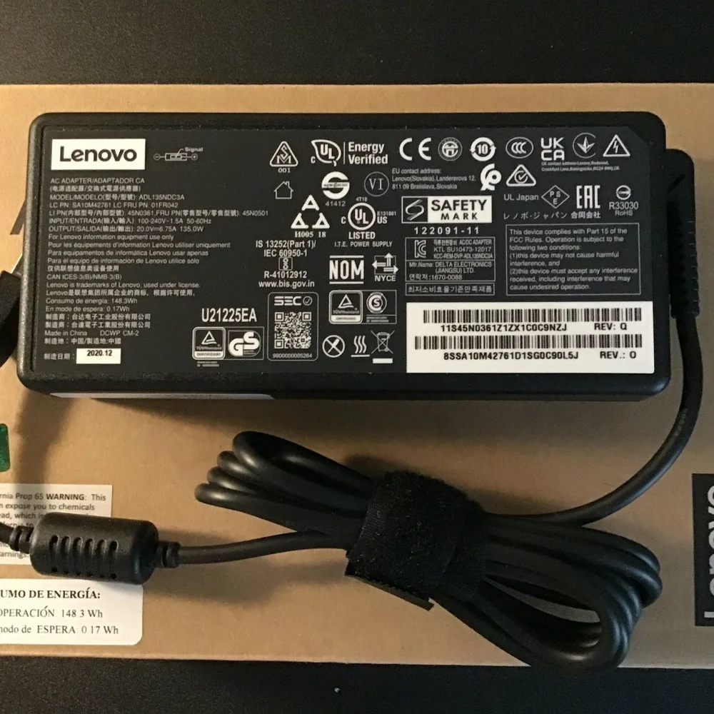 Lenovo 135W AC Adapter ADL135NDC3A