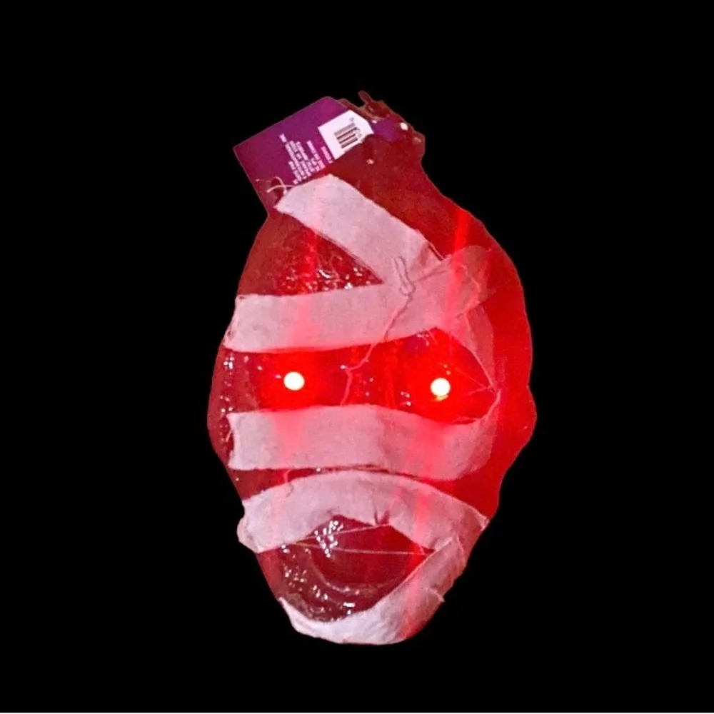 MUMMY MASK HALLOWEEN KIDS EYE LIGHT UP