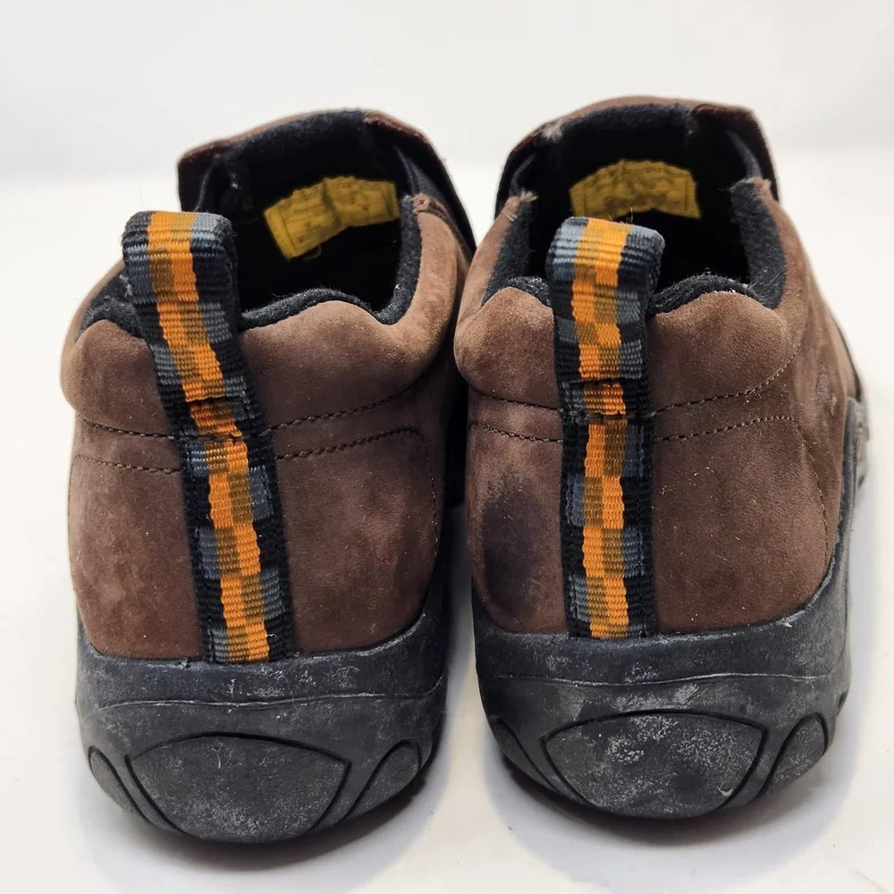 Merrell Kids Jungle Moc Slip on Shoes Size 5 Brown Nubuck Leather Comfort Shoes