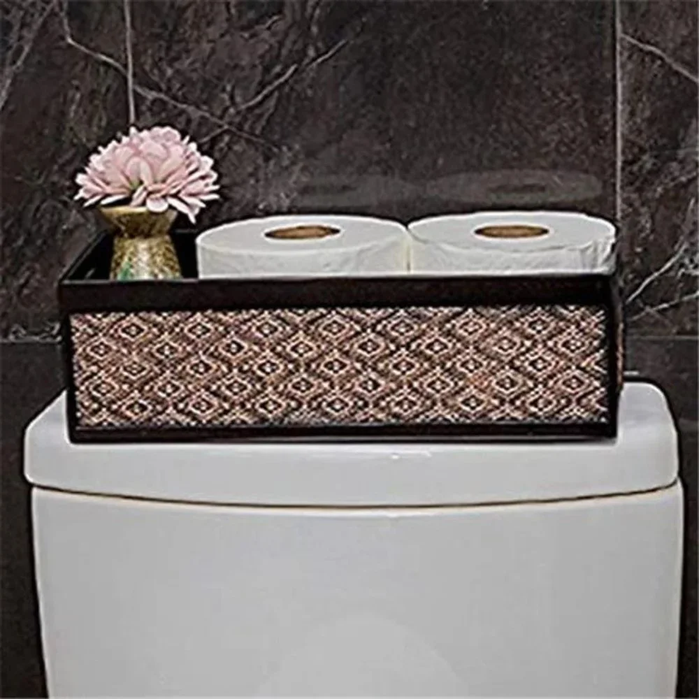 Bathroom Decor Box Toilet Paper Storage Basket - Bathroom Storage Toilet Tank