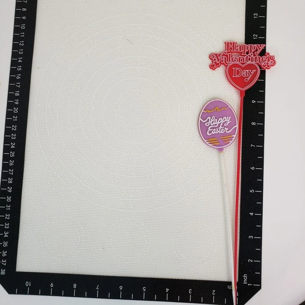 Vintage Hard Plastic Floral Picks Holidays Halloween Thanksgiving Easter Top Hat