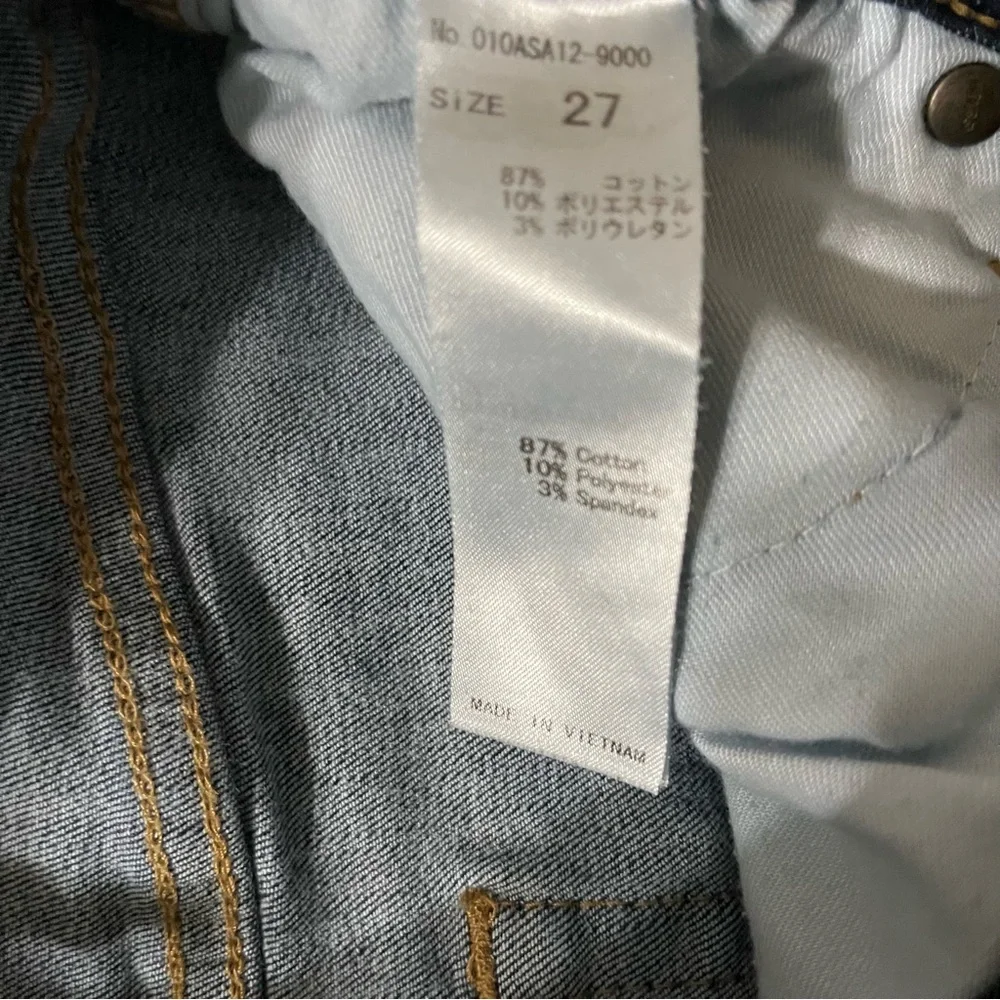 Moussy Dark Indigo Wash Jeans Size 27