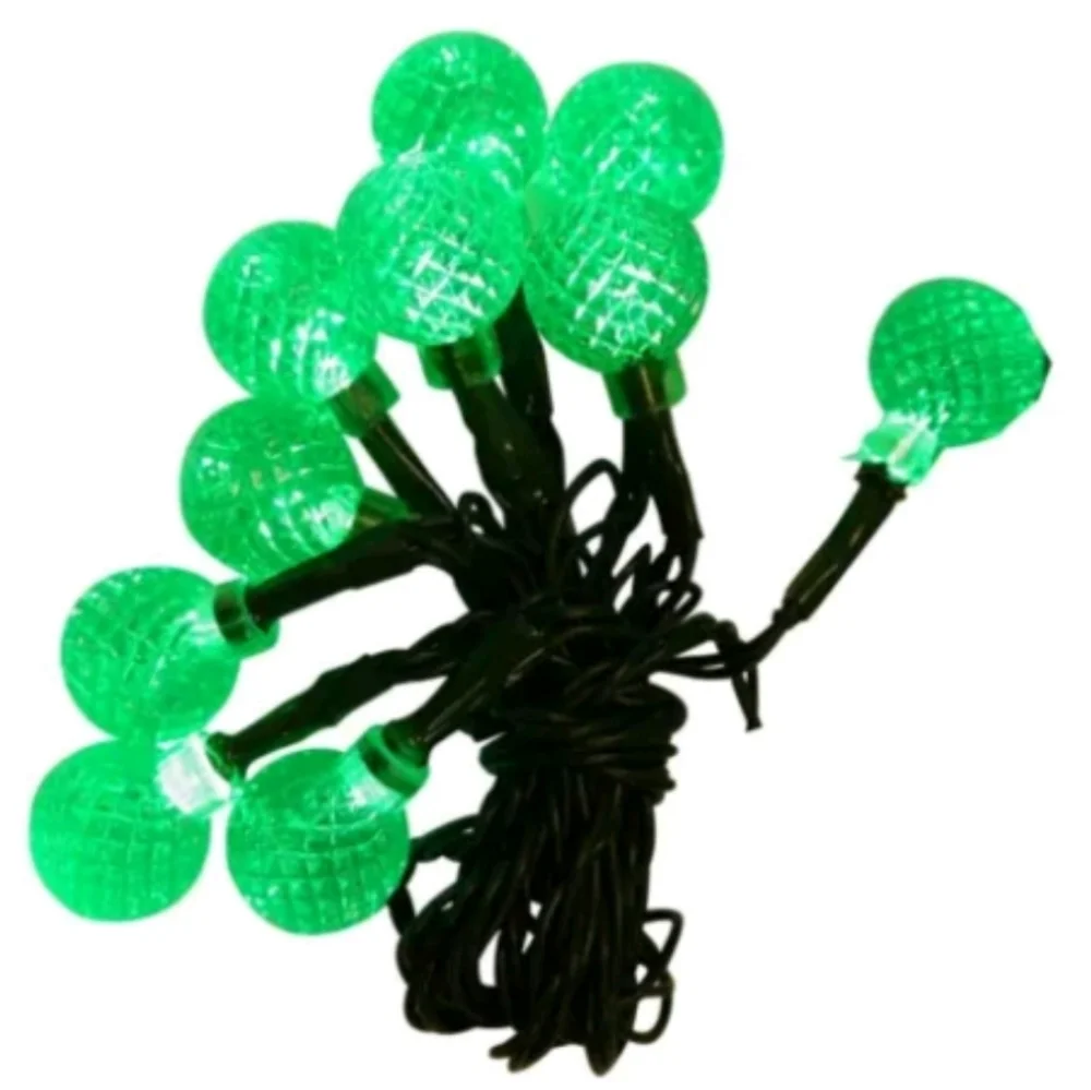 10 Battery Operated Green Rasberry Twinkle Lights, 3.5-Feet
