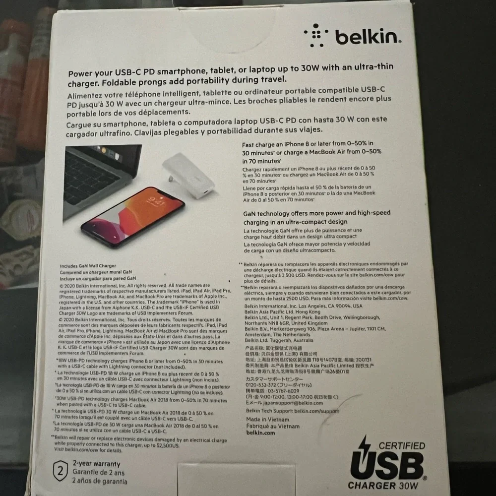 belkin ultrathin 30w