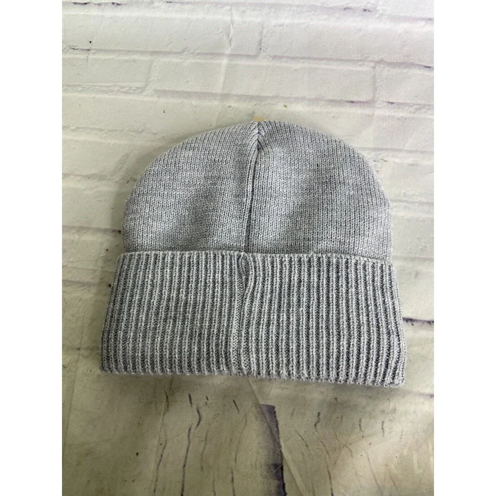 NEW Disney Star Wars Mandalorian Baby Yoda Gray Knit Beanie Hat Cap Adult OSFM