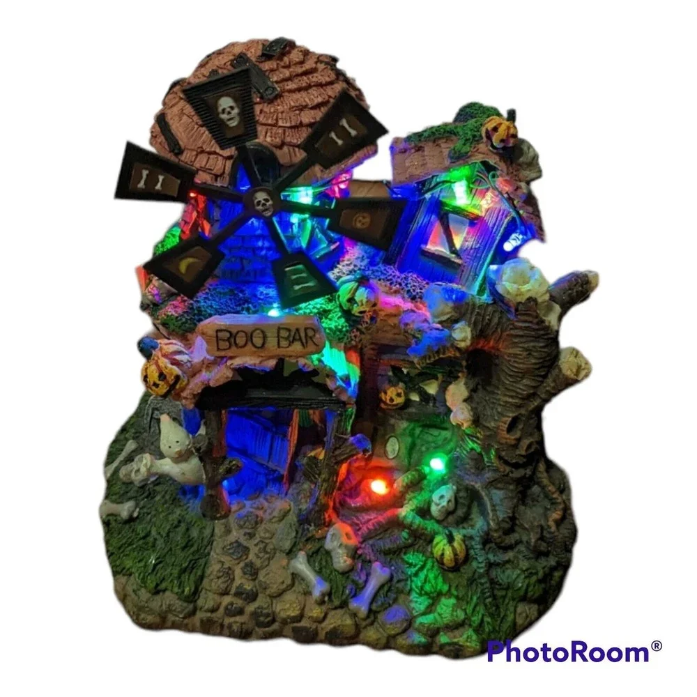LED Village Boo Bar Windmill. 2007 Works. Target