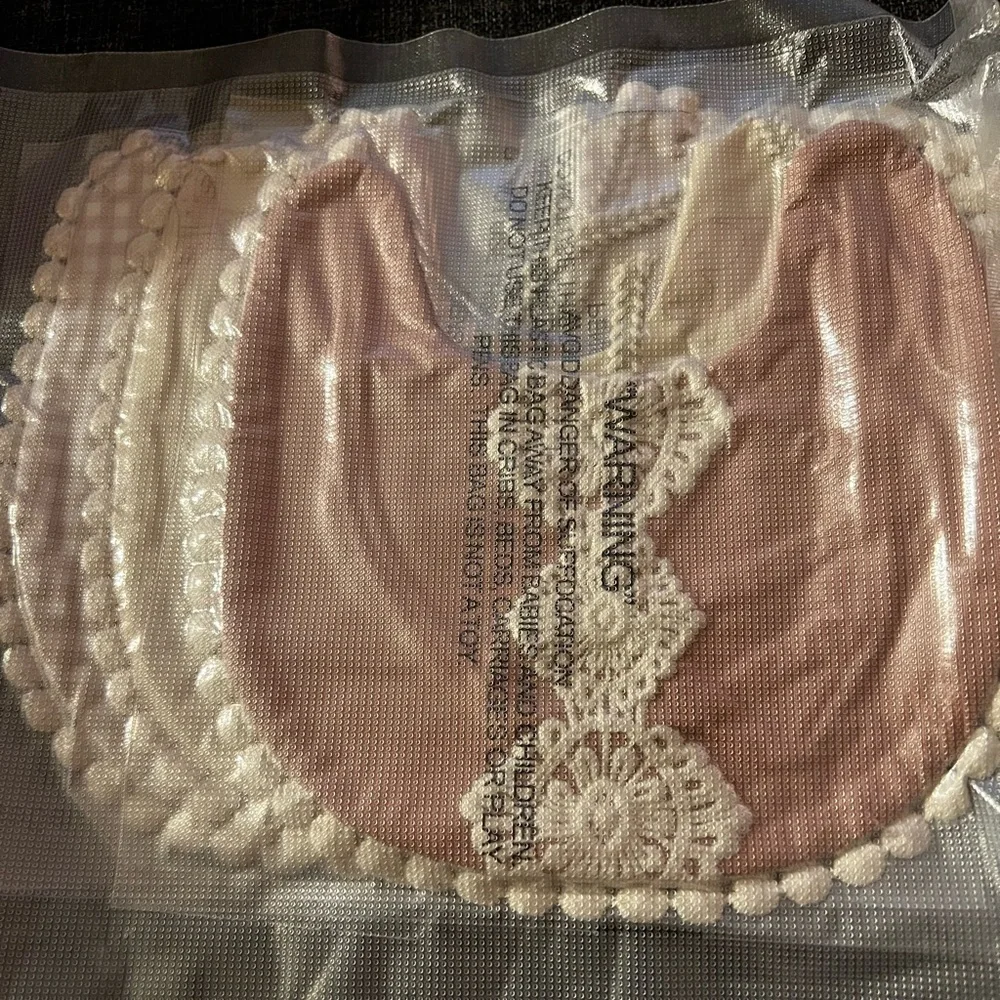 Boho vintage lace bibs 4 pack