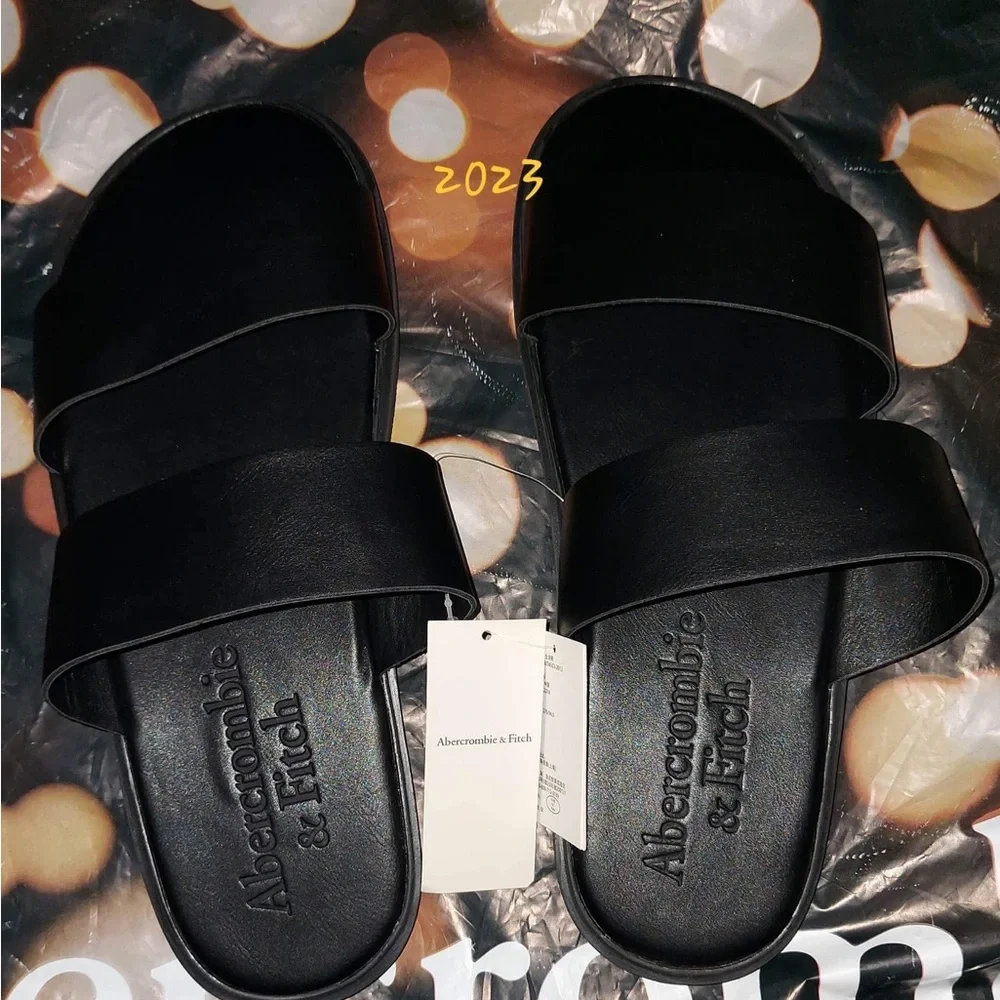 Abercrombie and Fitch Faux slide size XXL NWT