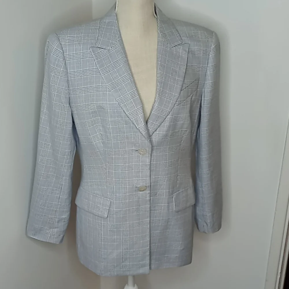 ESCADA by Margaretha Ley Vintage Single Breasted 100% Cotton Women's Blazer EU42