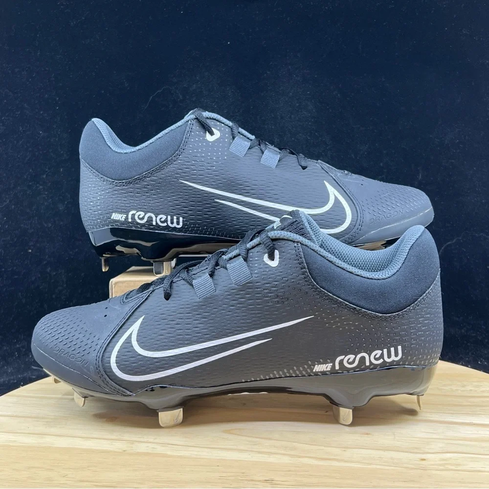 Nike Hyperdiamond 4 Pro Softball Women’s Size 9 Metal Cleats Black CZ5920-005