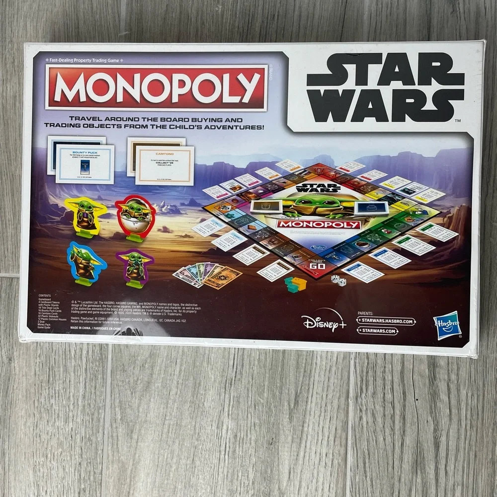 Hasbro monopoly nwt
