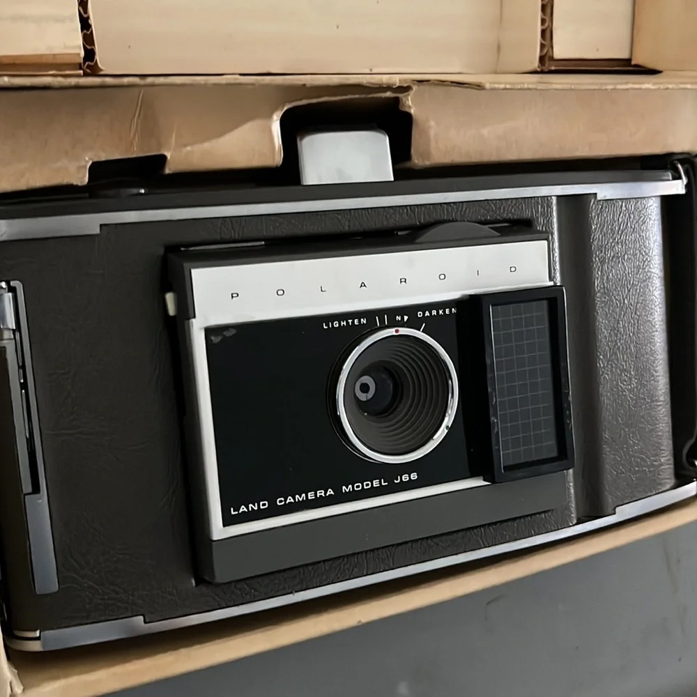 Vintage Polaroid Electric Eye Camera J66 in original box