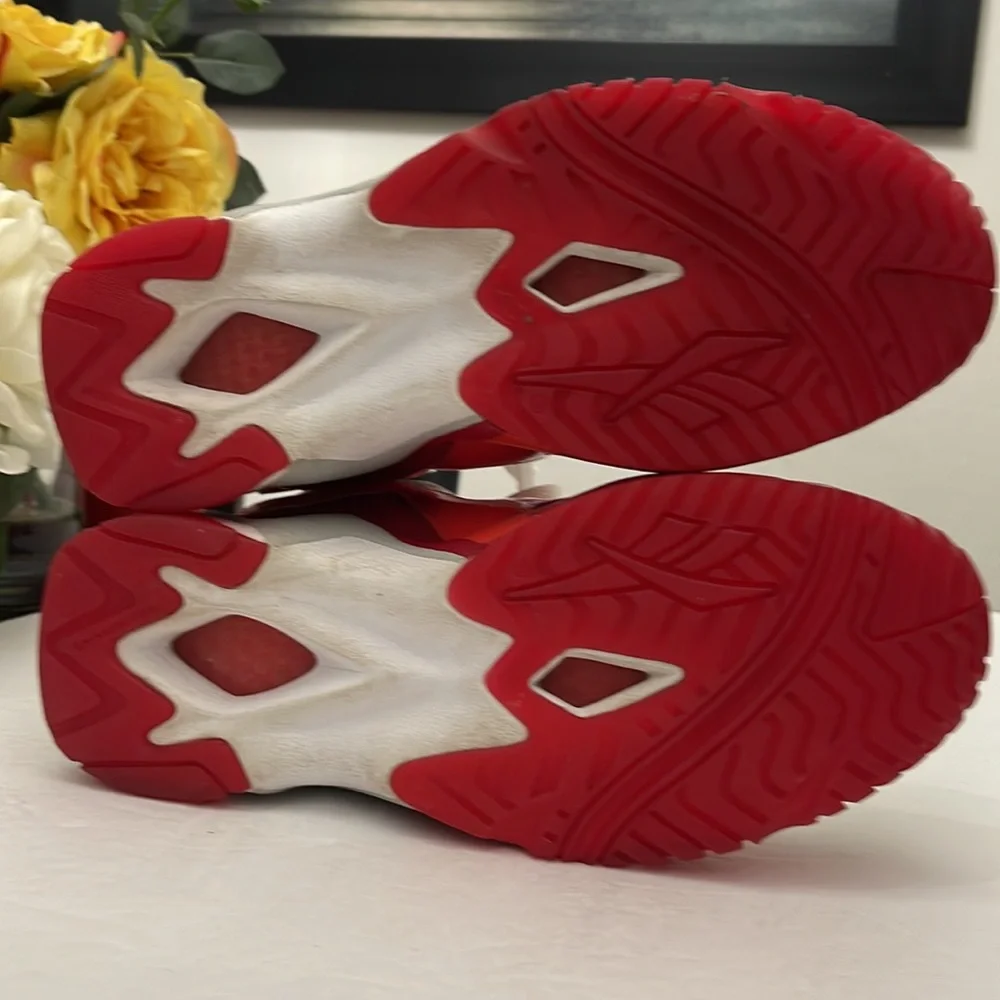 Reebok check white size