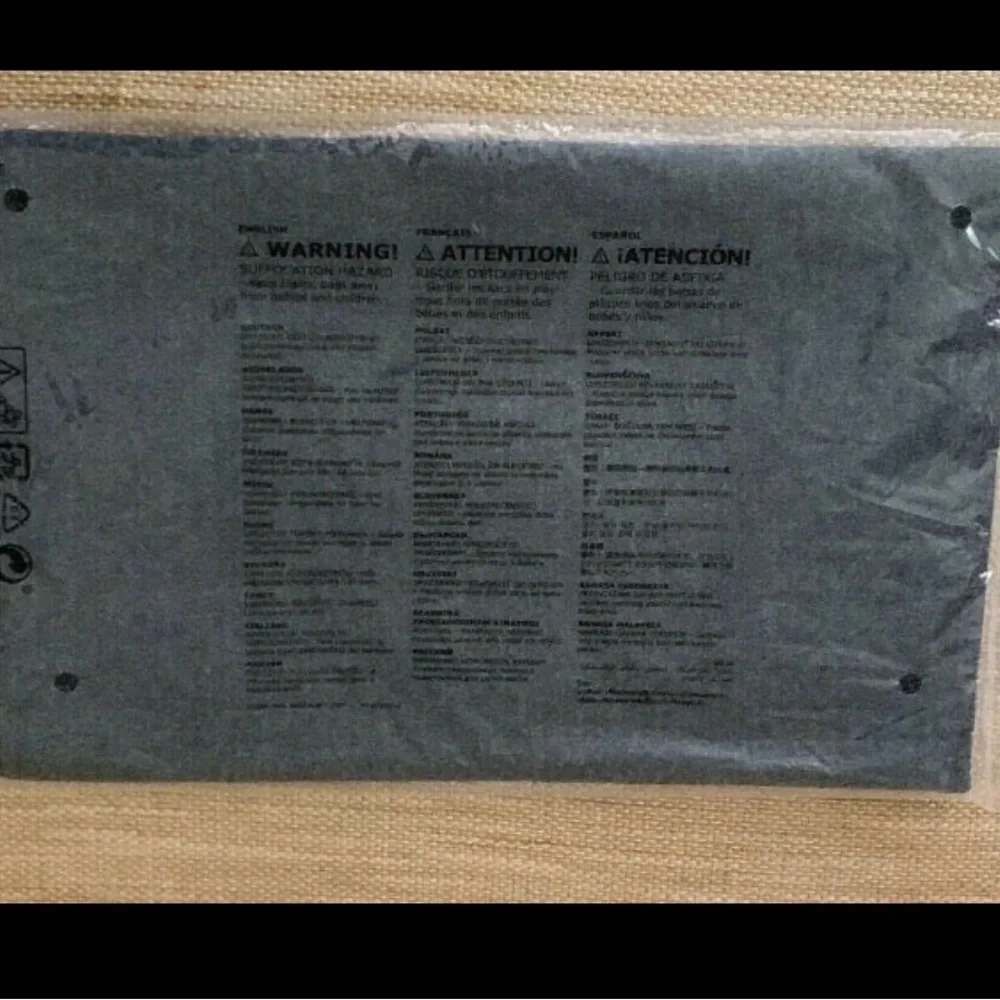 IKEA Bed Pocket Dark Gray Felt Organizer - New