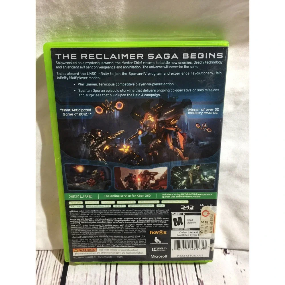 Microsoft halo xbox