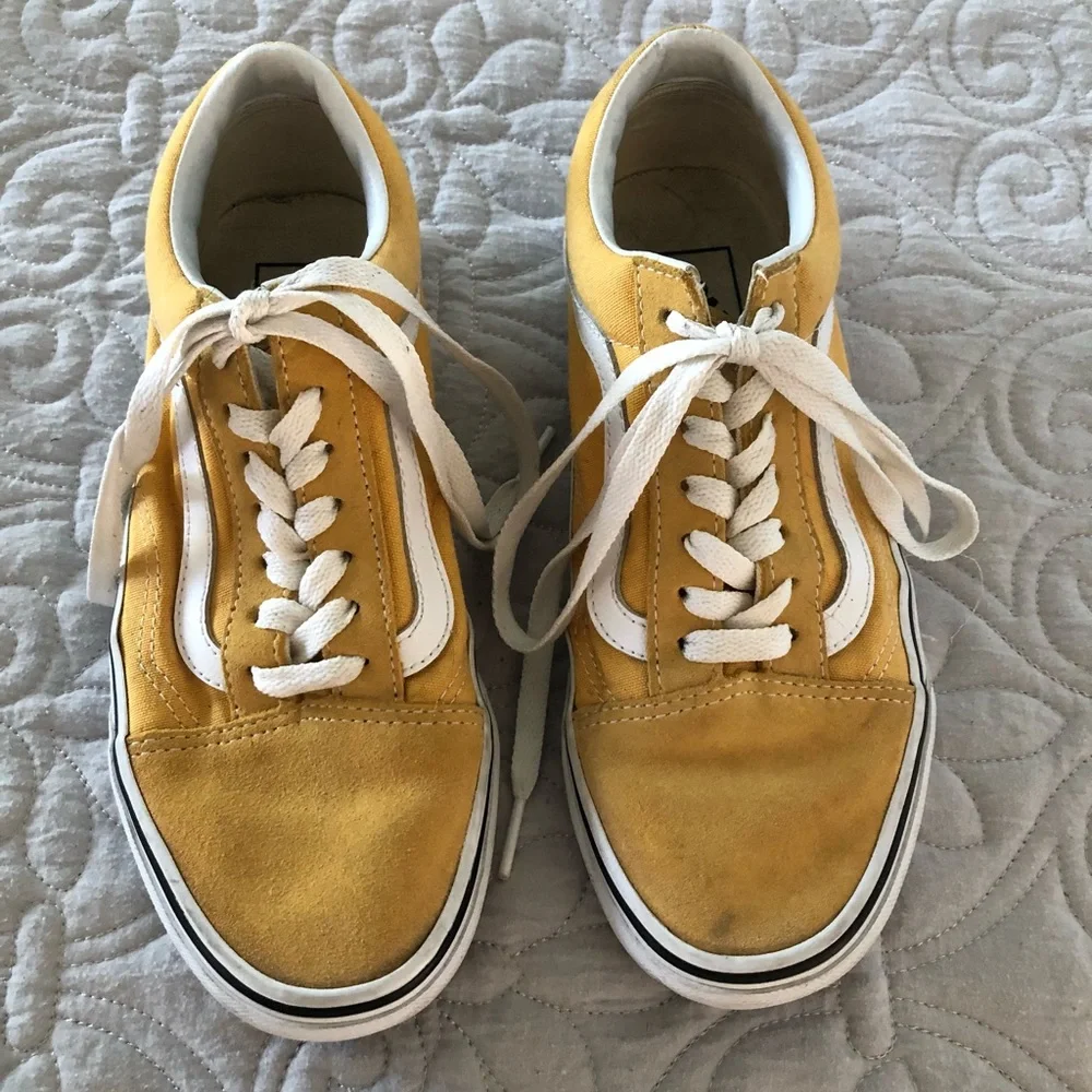 Mustard yellow vans size 6.5