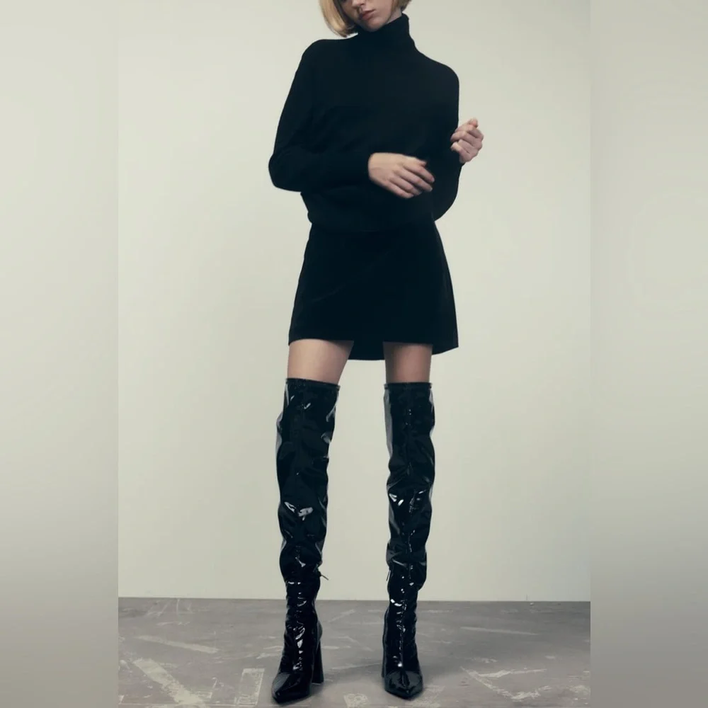 over knee