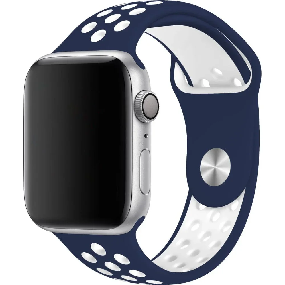 2x Silicone Sport Straps for Apple Watch Ultra & 42mm/44mm/45mm iWatch