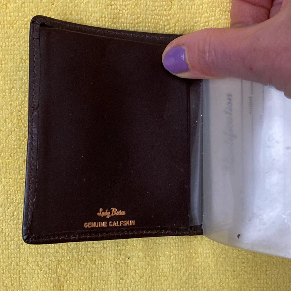 N/A leather wallet