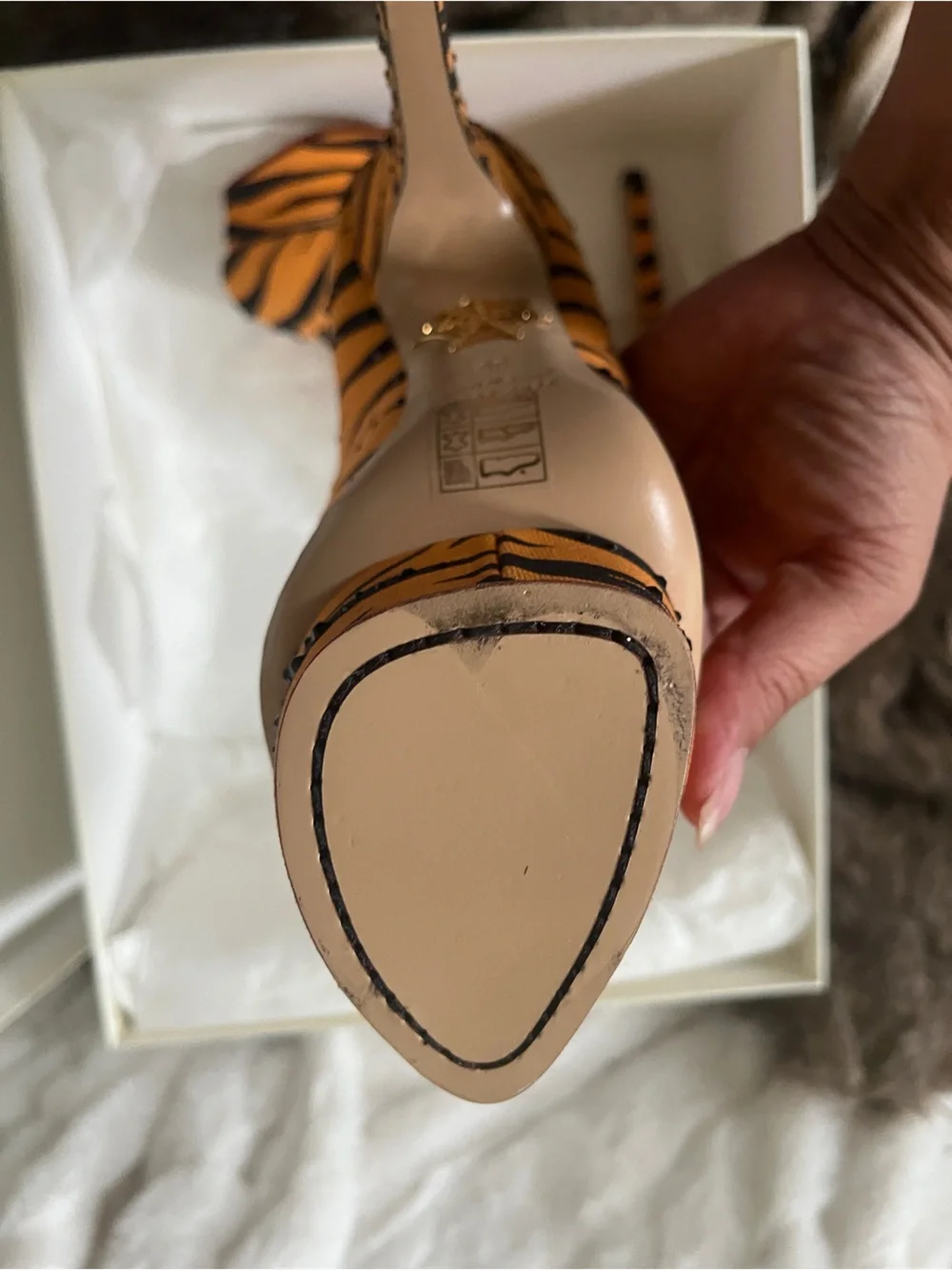 Charlotte Olympia Tiger Dolly Platform Pumps