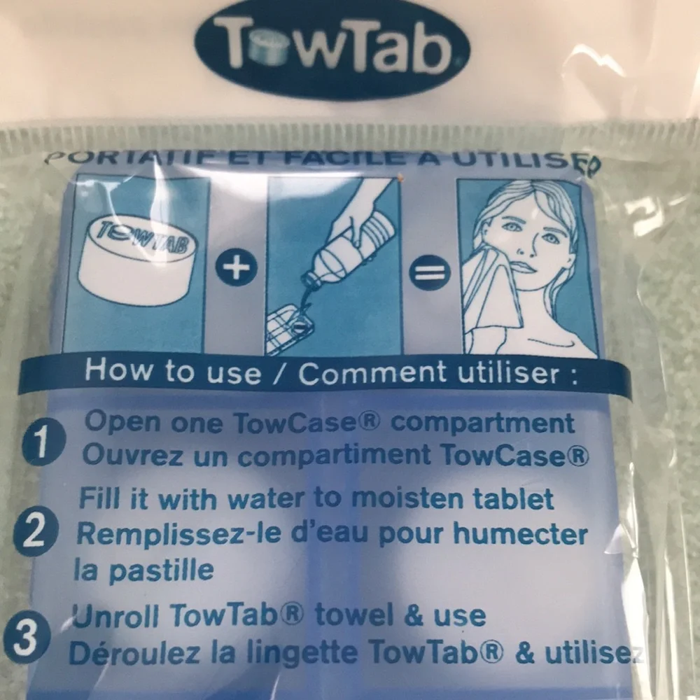 TowTab Biodegradable Towel Tablets! 4-packages