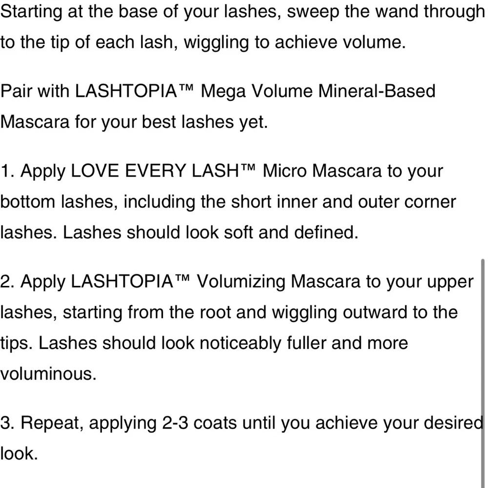 bareMinerals Love Every Lash Micro Defining Mascara in Black