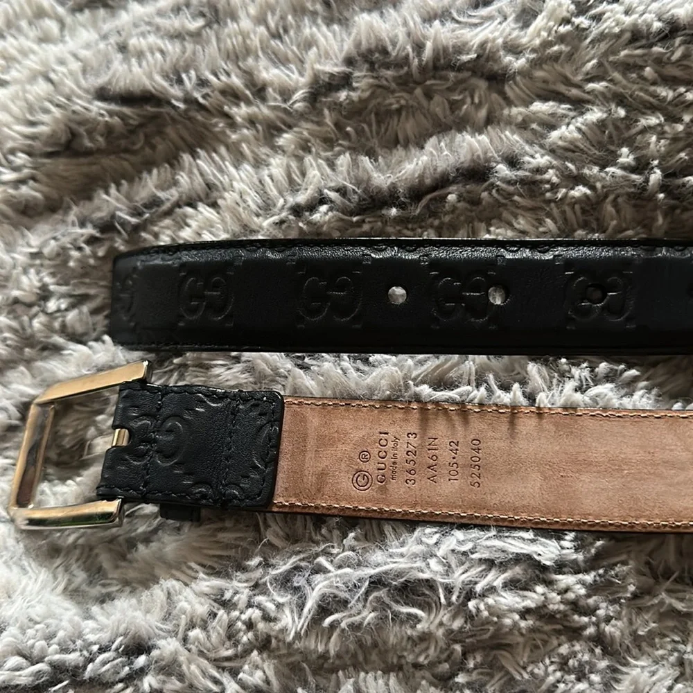 Gucci Microguccissima men belt
