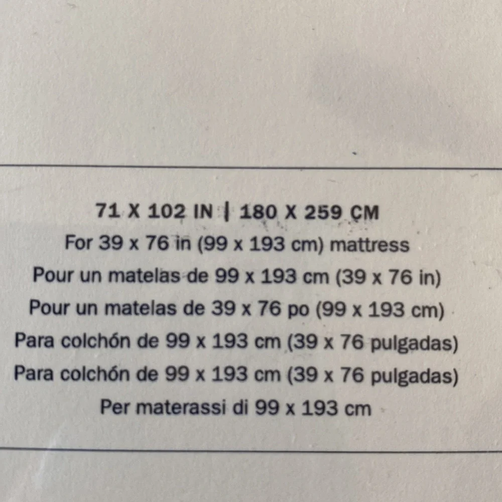 LRL Twin Flat Sheet Prescot Stripe.