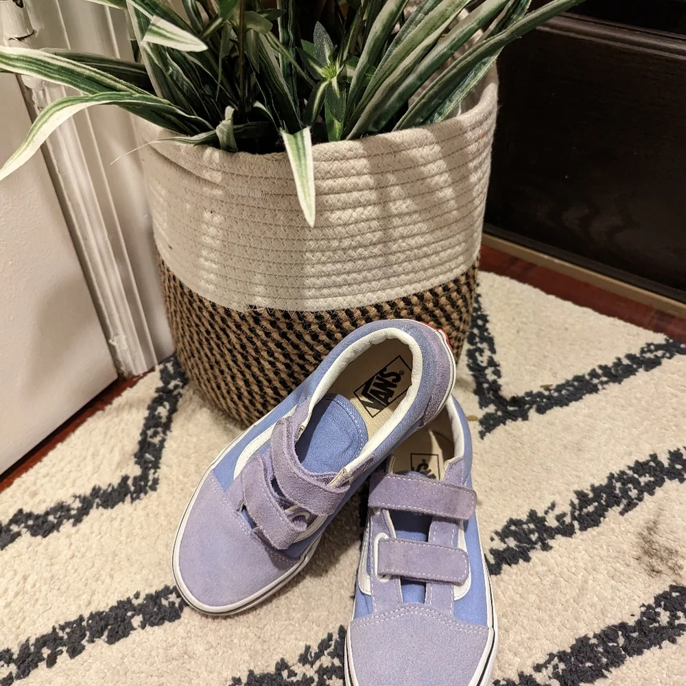 Girls shoes. New without tags for a girl or boy who likes purple.