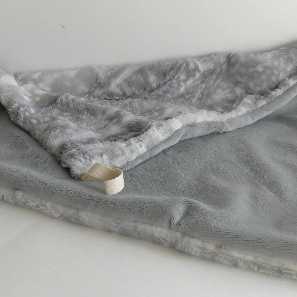 Gray Fawn Pet Comforting Calming Blanket
