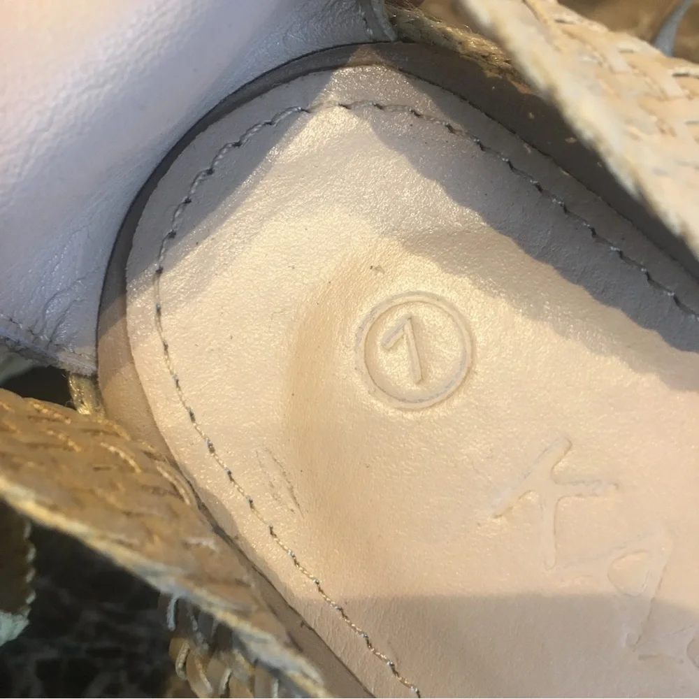 Kaanas Neith Lace Up Raffia Espadrilles in Natural
