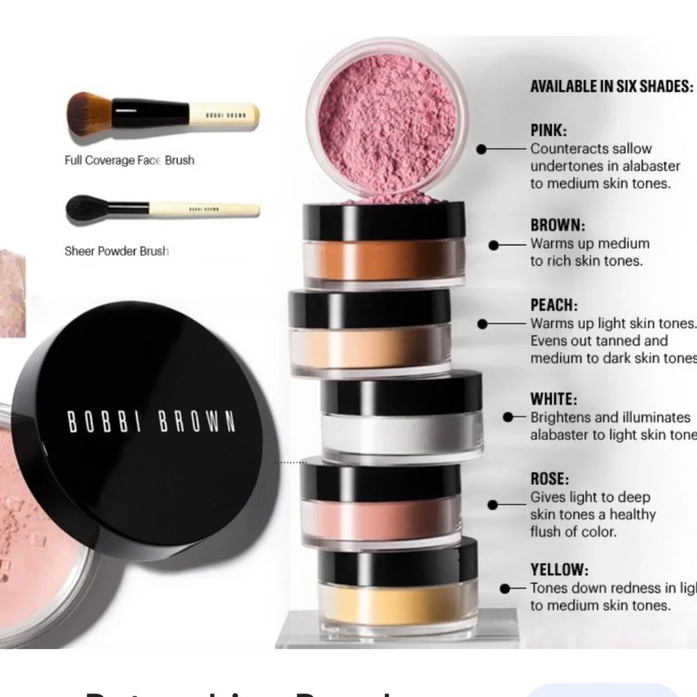 🌙💕Bobbi Brown Peach Retouching Powder