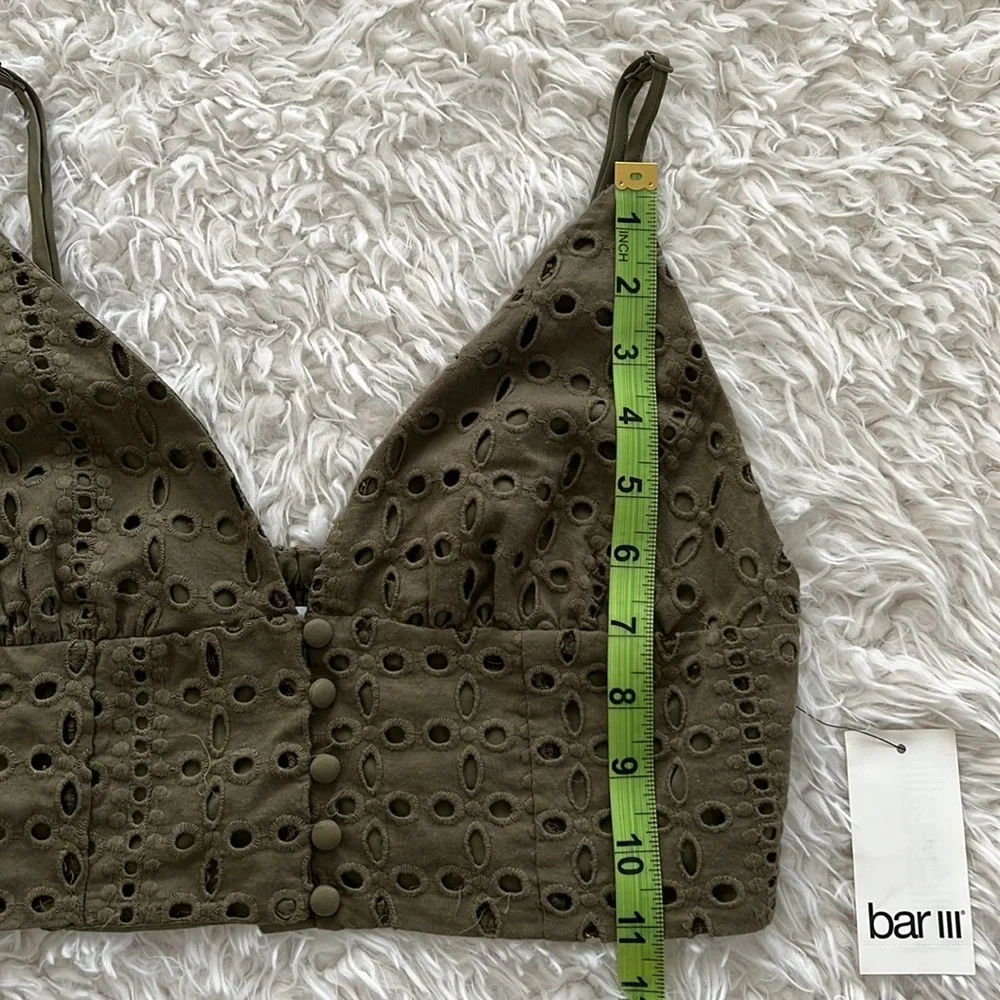 bar lll Green Crop Top