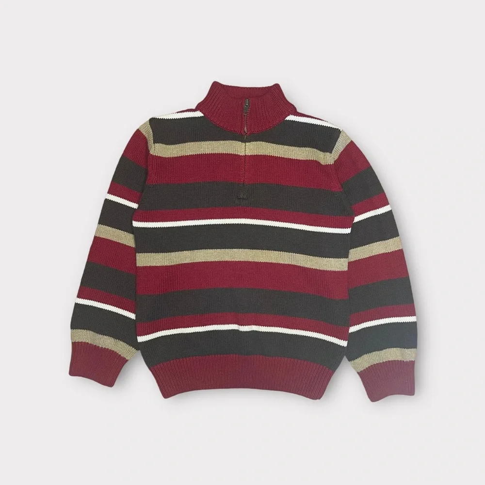 Gymboree 2010 Brown & Red Pullover Sweater