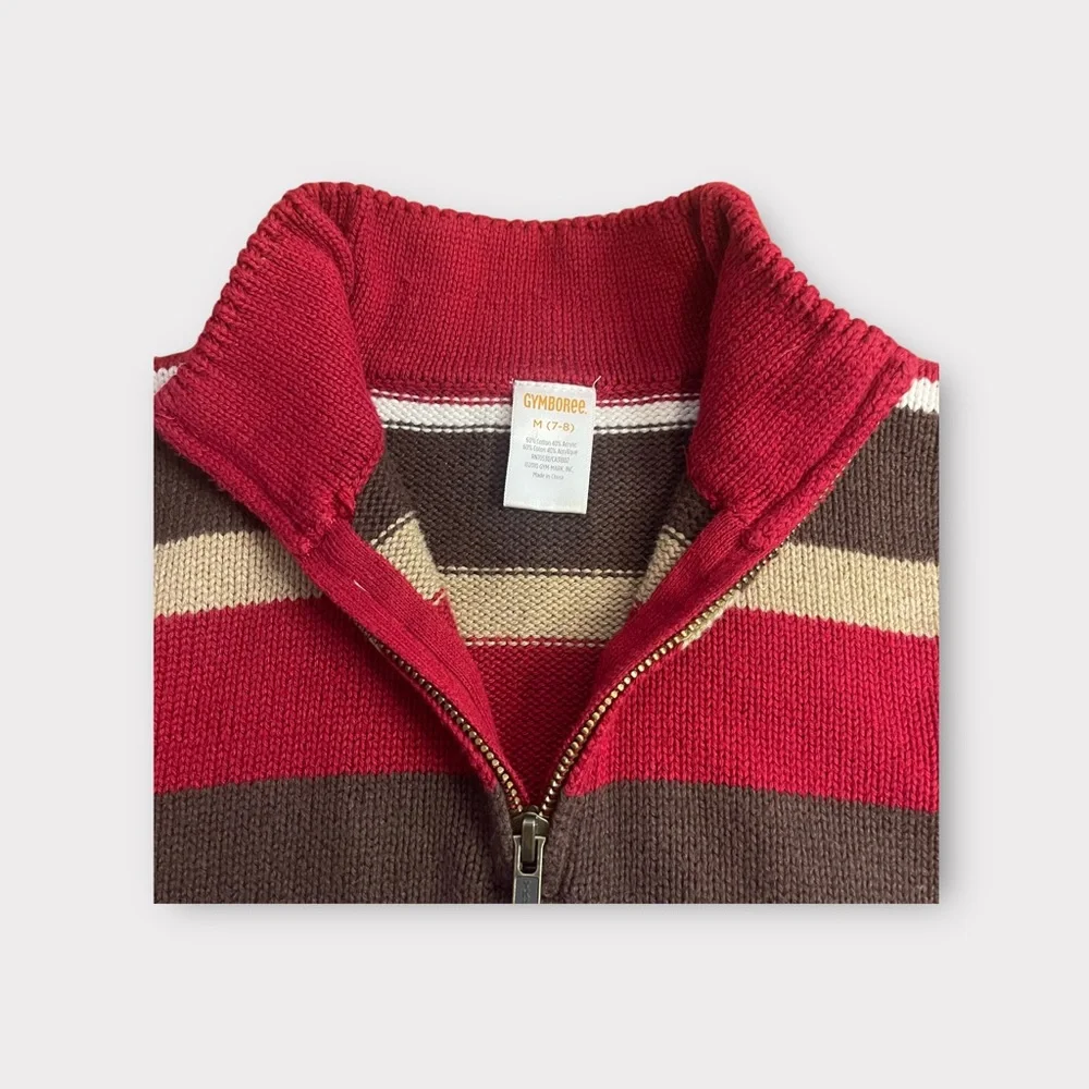 Gymboree 2010 Brown & Red Pullover Sweater