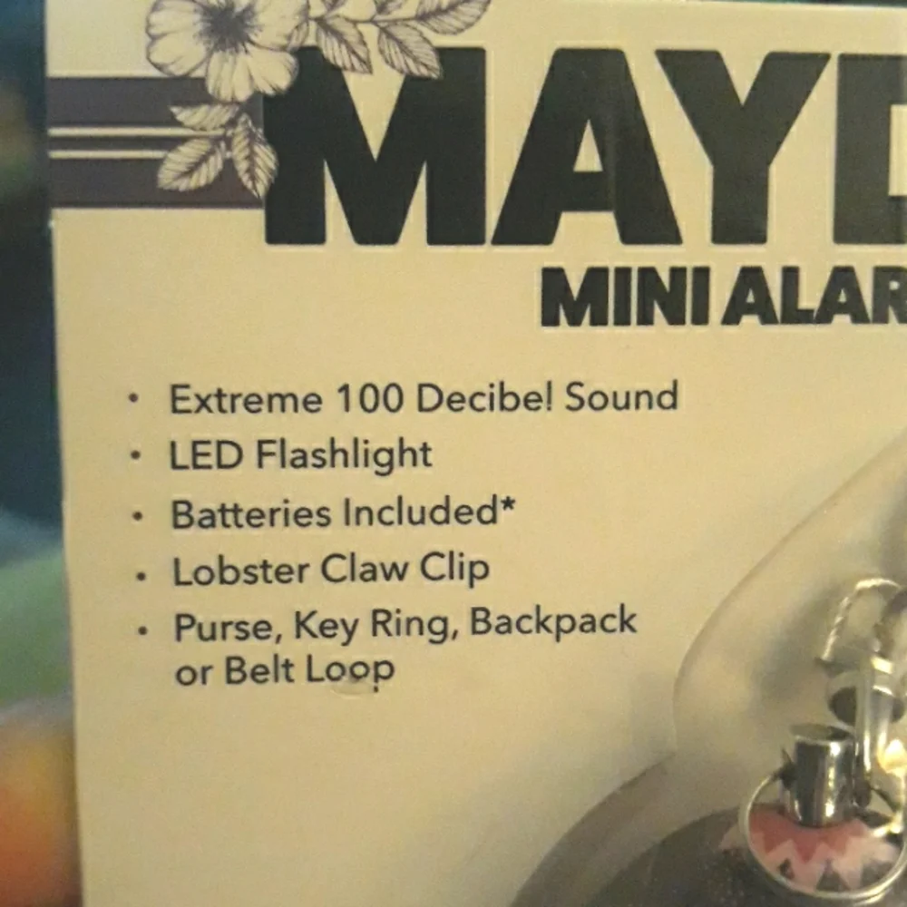 N/A flashlight alarm clip