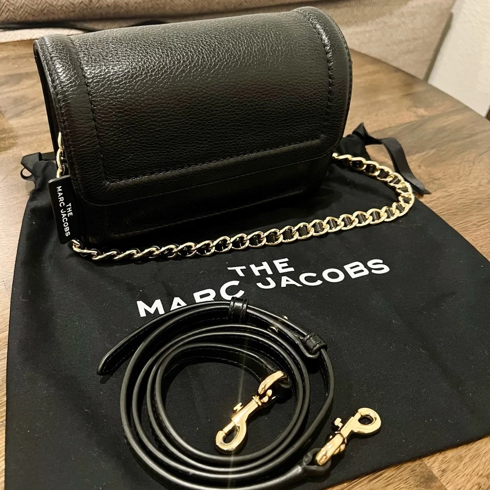 MARC JACOBS Mini Cushion Leather Shoulder/Crossbody Bag