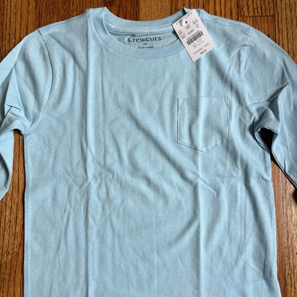 NWT J. Crew Crewcuts Long Sleeve Shirt, Size 6-7