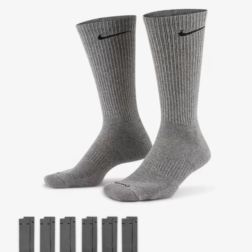 NIKE Training Crew Socks (6 Pairs) Nike Everyday Cushioned