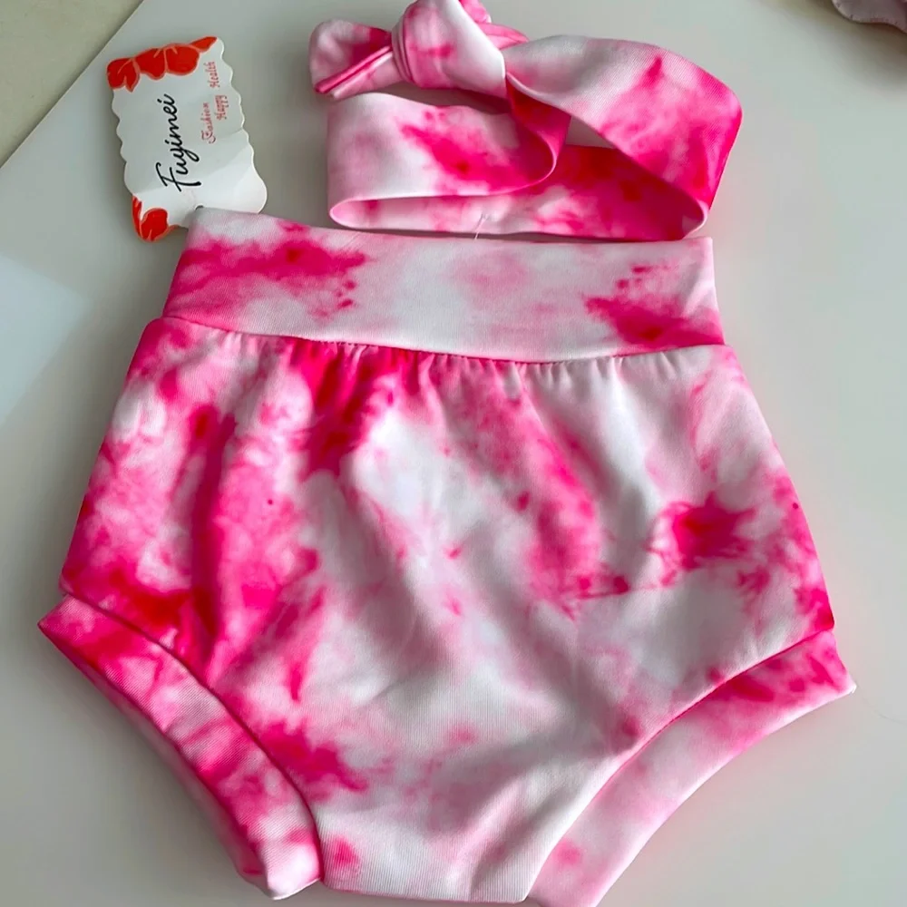 NWT Baby Bum Cover with Tie Headband Size 9-12 months