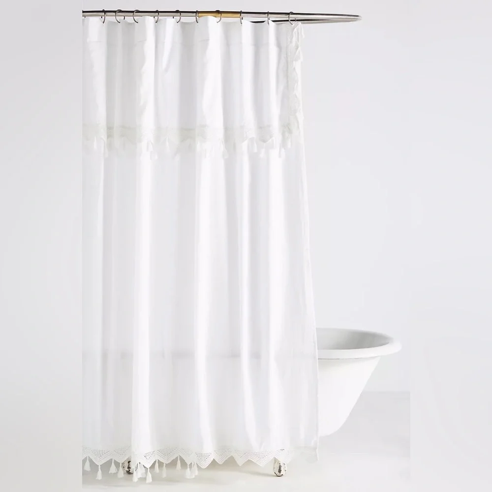 New🌟Tasseled Antioch Shower Curtain