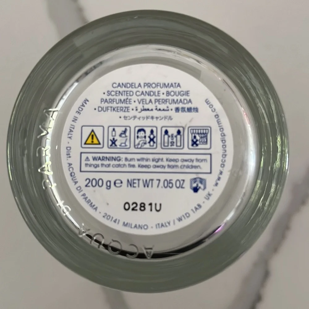 Acqua Di Parma Arancia Di Capri Empty Candle Jar