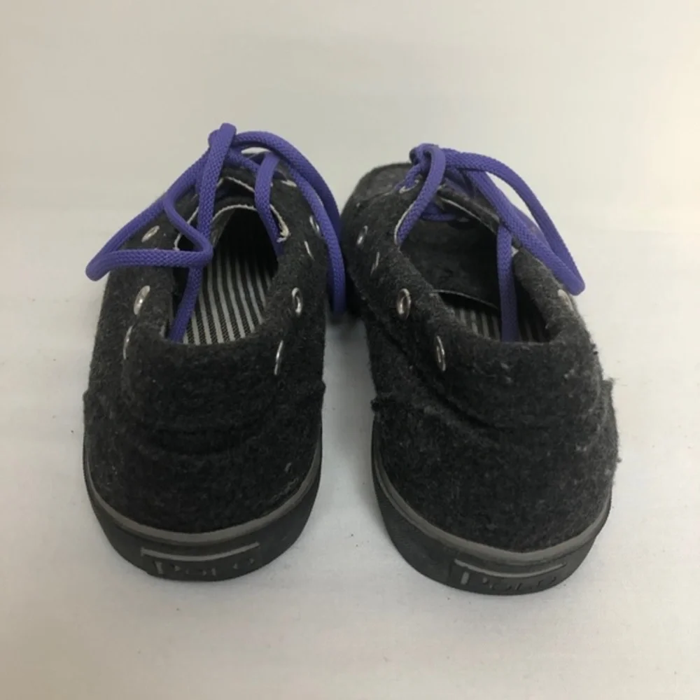 Polo by Ralph Lauren Gray Boat Shoes ((size 8D))