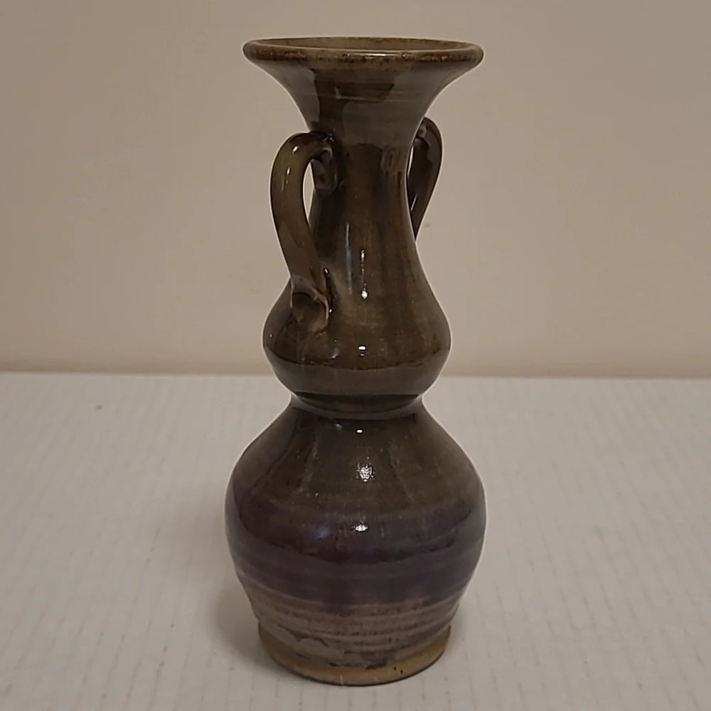 Artist Signed Nicholas Pottery Water Vessel/Vase